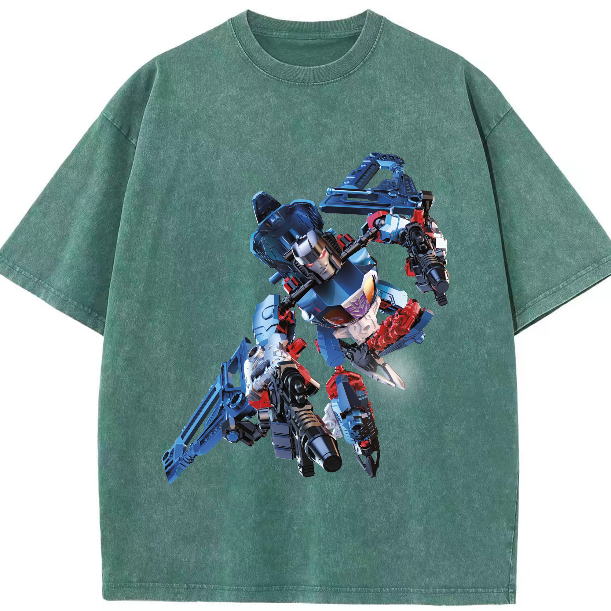 （画像用）  綿100% ヴィンテージ風 半袖Tシャツ（フロントプリント）